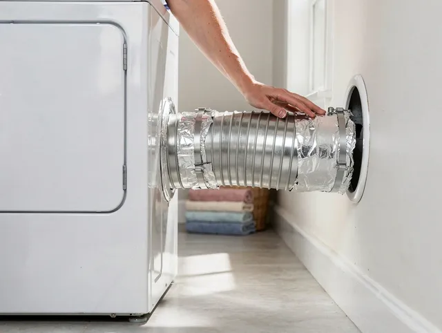 Professional dryer vent hose installation by South El Monte Dryer Vent Cleaning in South El Monte